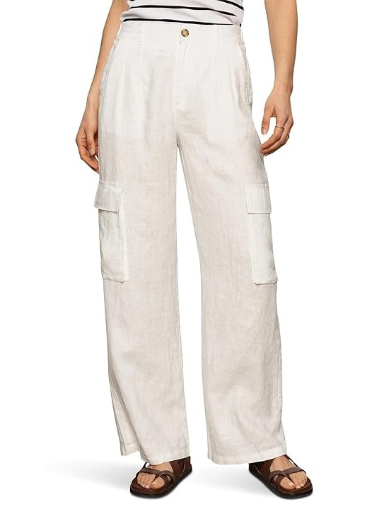 Sanctuary Hopper Straight Leg Cargo Womens, Bleached White