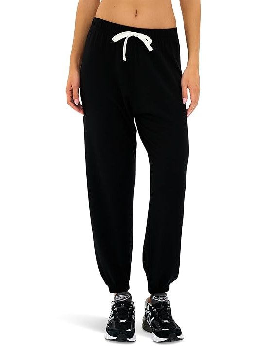 Splits59 Andie Oversized Fleece Sweatpants Womens, Black