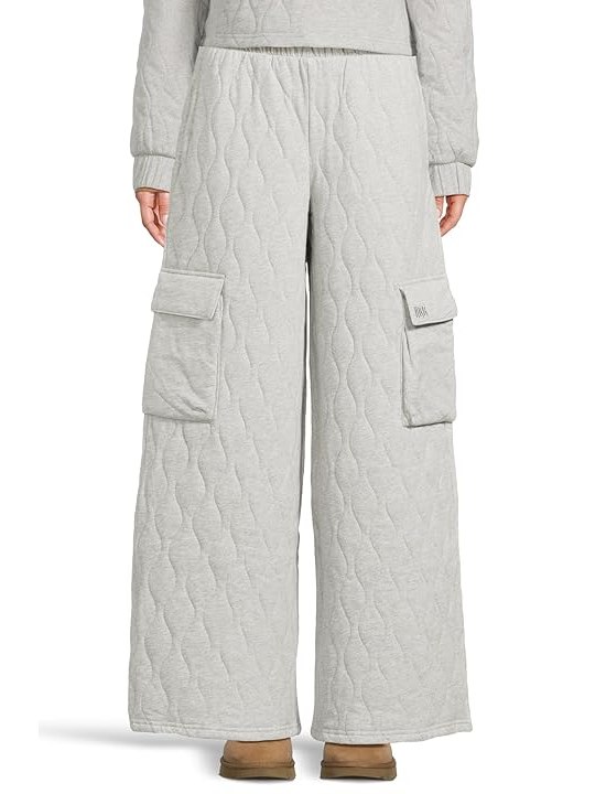 UGG Dejah Quilted Cargo Pant Womens Casual Pants Grey Heather